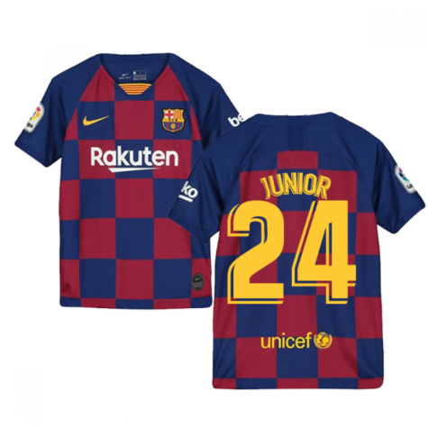 2019-2020 Barcelona Home Nike Shirt (Kids) (Junior 24)