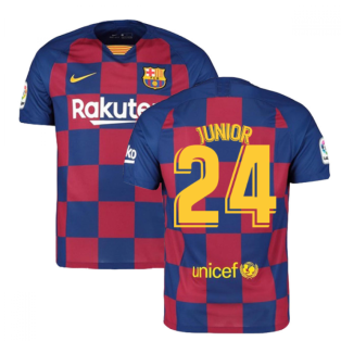 2019-2020 Barcelona Home Nike Football Shirt (Junior 24)