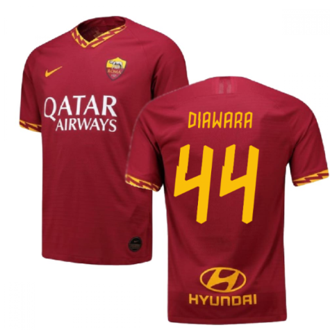2019-2020 Roma Authentic Vapor Match Home Nike Shirt (Diawara 44)