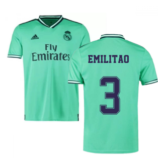2019-2020 Real Madrid Adidas Third Football Shirt (E Militao 3)