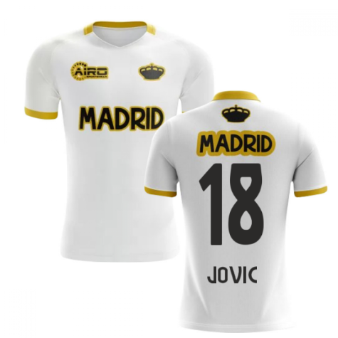 2023-2024 Madrid Concept Training Shirt (White) (Jovic 18) - Kids