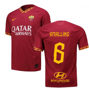 2019-2020 Roma Authentic Vapor Match Home Nike Shirt (Smalling 6)