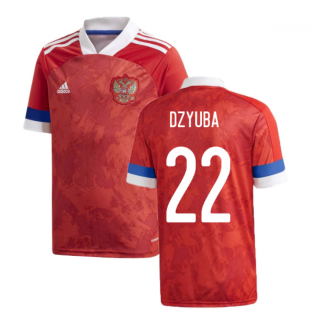 2020-2021 Russia Home Adidas Football Shirt (Kids) (Dzyuba 22)