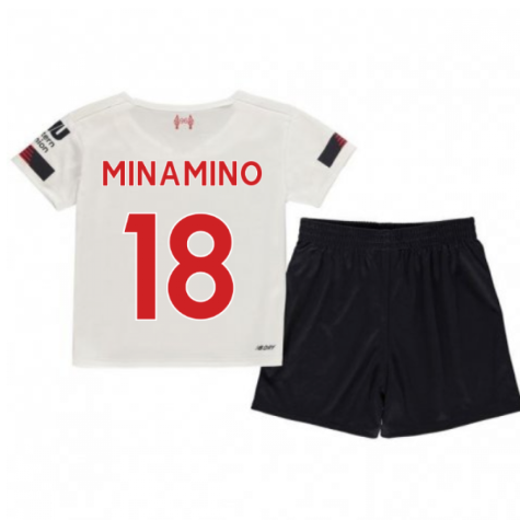 2019-2020 Liverpool Away Little Boys Mini Kit (Minamino 18)