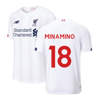 2019-2020 Liverpool Away Football Shirt (Kids) (Minamino 18)