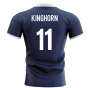 2023-2024 Scotland Flag Concept Rugby Shirt (Kinghorn 11)