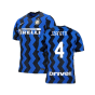 2020-2021 Inter Milan Home Nike Football Shirt (J ZANETTI 4)