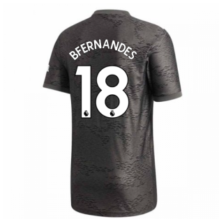 2020-2021 Man Utd Adidas Away Football Shirt (B FERNANDES 18)