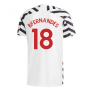2020-2021 Man Utd Adidas Third Football Shirt (B FERNANDES 18)