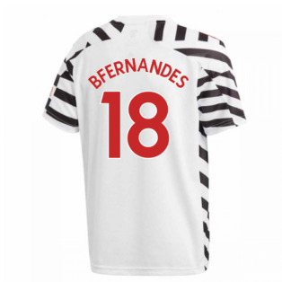 2020-2021 Man Utd Adidas Third Football Shirt (Kids) (B FERNANDES 18)