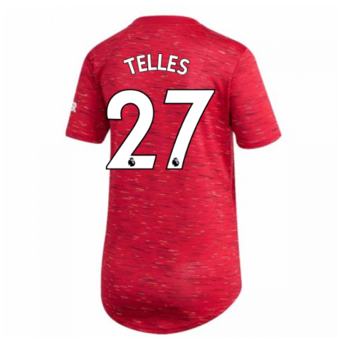 2020-2021 Man Utd Adidas Womens Home Shirt (TELLES 27)