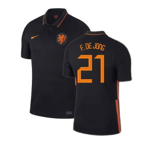 2020-2021 Holland Away Nike Football Shirt (F. DE JONG 21)