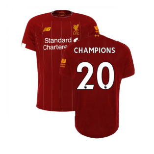 2019-2020 Liverpool Home Football Shirt (Champions 20) - Kids