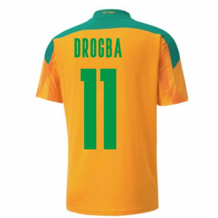 2020-2021 Ivory Coast Home Shirt (DROGBA 11)