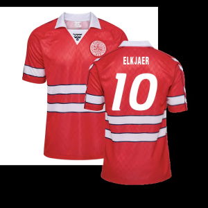 1988 Denmark Home Retro Shirt (Elkjaer 10)