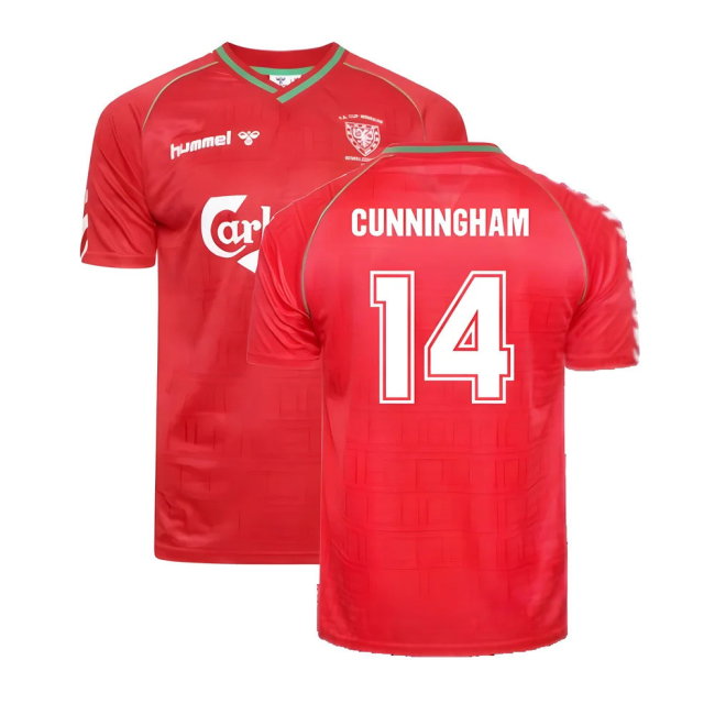 1988 Wimbledon Hummel Retro Away Shirt (Cunningham 14)