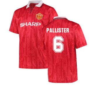 1994 Manchester United Home Football Shirt (Pallister 6)
