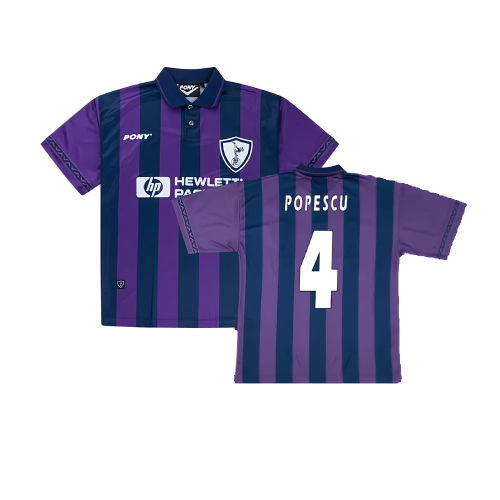 1995-1996 Tottenham Away Pony Retro Shirt (Popescu 4)