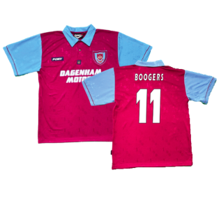 1995-1996 West Ham Centenary Pony Home Shirt (Boogers 11)