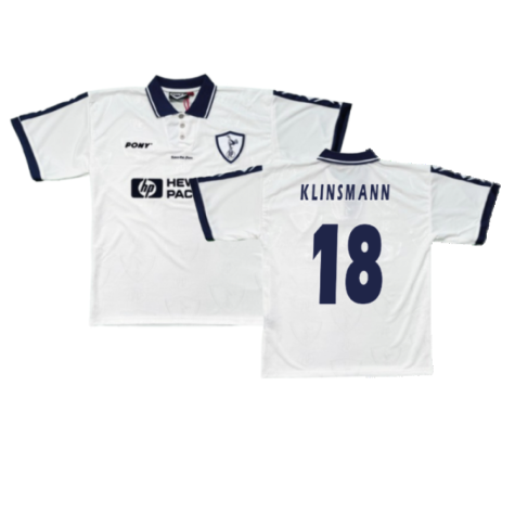 1995-1997 Tottenham Home Pony Shirt (Klinsmann 18)