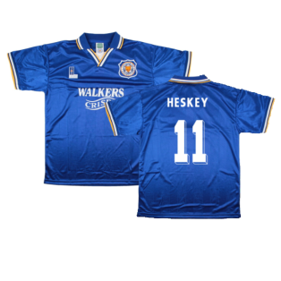1995 Leicester City Home Retro Shirt (HESKEY 11)