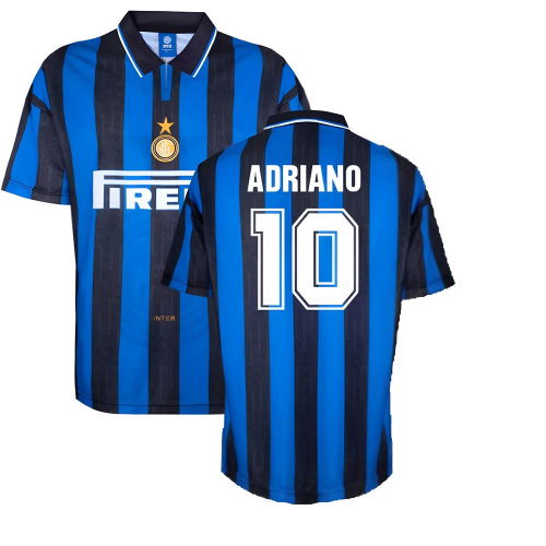 1996 Inter Milan Home Shirt (ADRIANO 10)