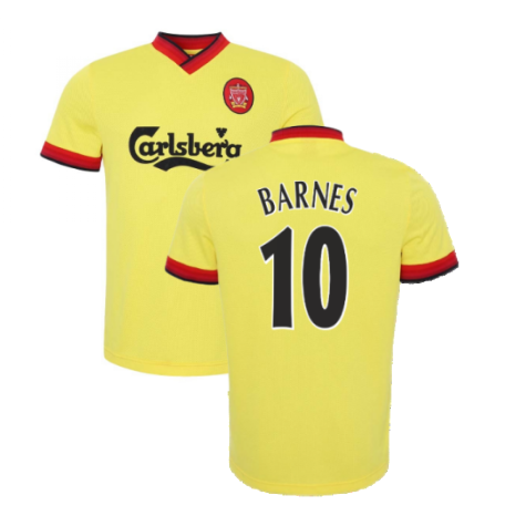 1997-1998 Liverpool Away Retro Shirt (BARNES 10)