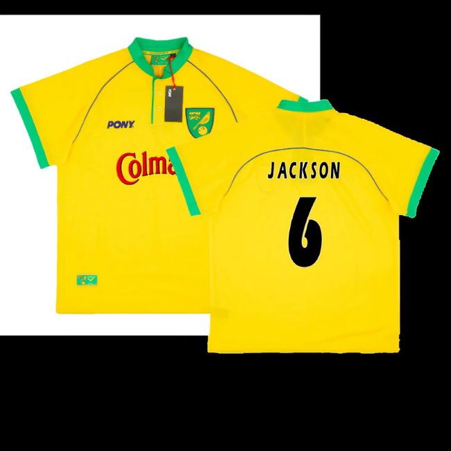 1997-1999 Norwich City Home Pony Reissue Shirt (Jackson 6)