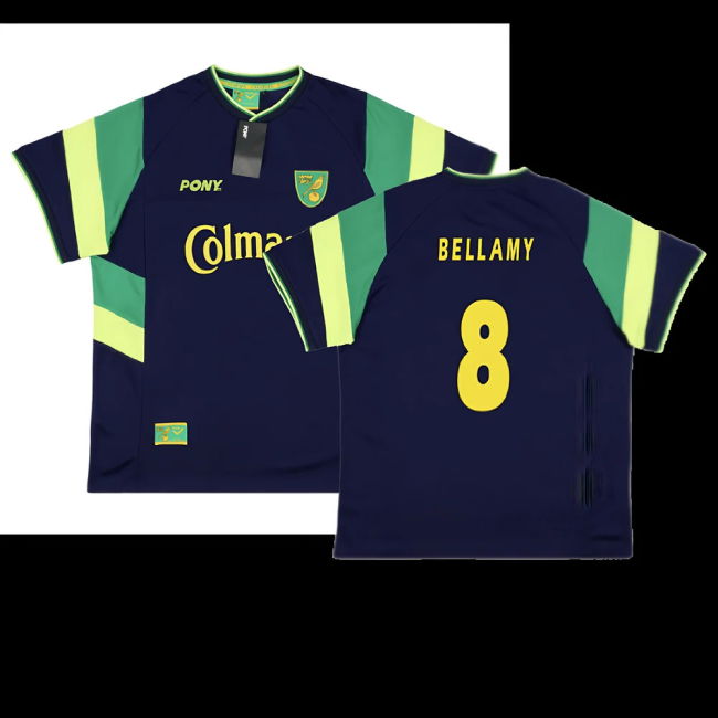 1997-1999 Norwich City Third Pony Retro Shirt (Bellamy 8)