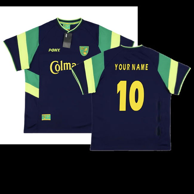 1997-1999 Norwich City Third Pony Retro Shirt (Your Name)