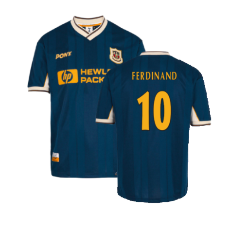 1997-1999 Tottenham Away Pony Reissue Shirt (Ferdinand 10)