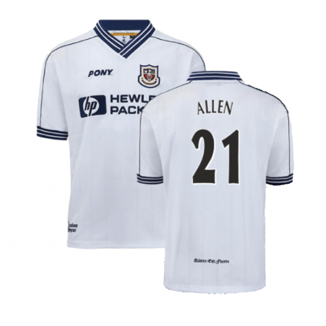 1997-1999 Tottenham Home Pony Retro Shirt (Allen 21)