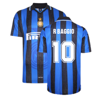 1998 Inter Milan Score Draw Home Shirt (R Baggio 10)