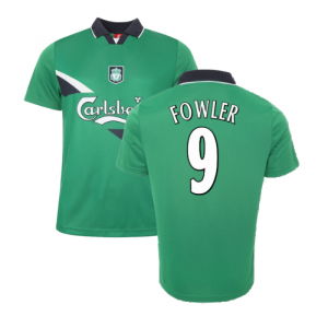 1999-2000 Liverpool Away Retro Shirt (FOWLER 9)