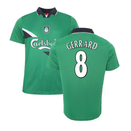 1999-2000 Liverpool Away Retro Shirt (GERRARD 8)