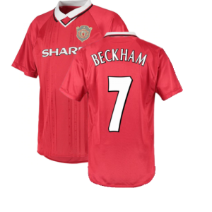 1999 Manchester United Champions League Shirt (BECKHAM 7)