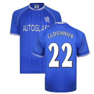 2000-2001 Chelsea Home Shirt (GUDJOHNSEN 22)