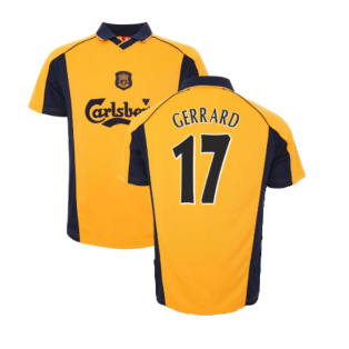 2000-2001 Liverpool Away Retro Shirt (GERRARD 17)
