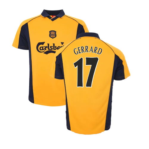 2000-2001 Liverpool Away Retro Shirt (GERRARD 17)