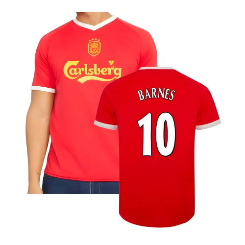 2001-2003 Liverpool Retro Euro Home Shirt (BARNES 10)