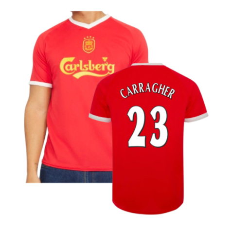 2001-2003 Liverpool Retro Euro Home Shirt (CARRAGHER 23)