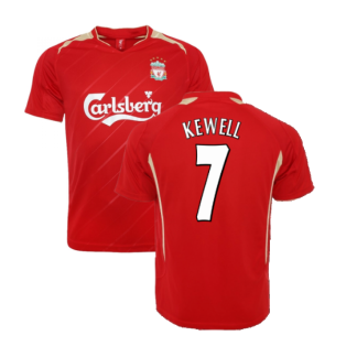 2005-2006 Liverpool Home CL Retro Shirt (Kewell 7)