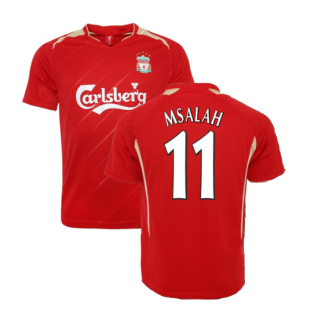 2005-2006 Liverpool Home CL Retro Shirt (M.SALAH 11)