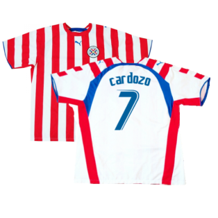 2006-2007 Paraguay Home Shirt (CARDOZO 7)