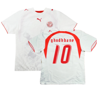 2006-2007 Tunisia Home Shirt (GHODHBANE 10)