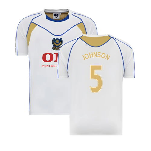 2008 Portsmouth FA Cup Final Away Shirt (Johnson 5)