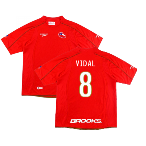 2010-2011 Chile Home Shirt (VIDAL 8)
