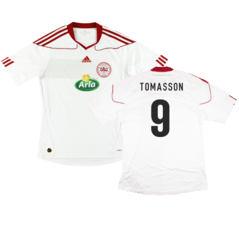 2010-2011 Denmark Away Shirt (Tomasson 9)