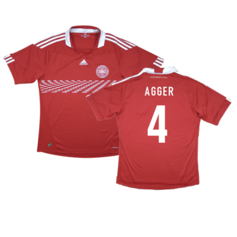 2010-2011 Denmark Home Shirt (Agger 4)