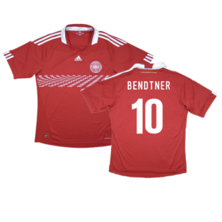 2010-2011 Denmark Home Shirt (Bendtner 10)